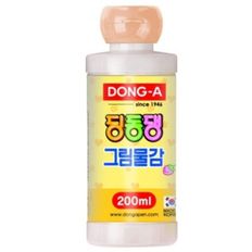 동아교재 딩동댕물감200ml 연주황 개/1 354883