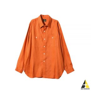 NEEDLES 니들스 24 Work Shirt ORANGE (OT206) (워크 셔츠)