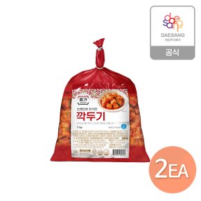 종가 깍두기 3kg x 2개