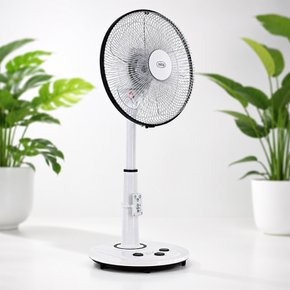 14인치 5엽날개 발터치 리모컨 선풍기 RF-3511R / 수면풍 자연풍 / 리모컨 거치대 포함