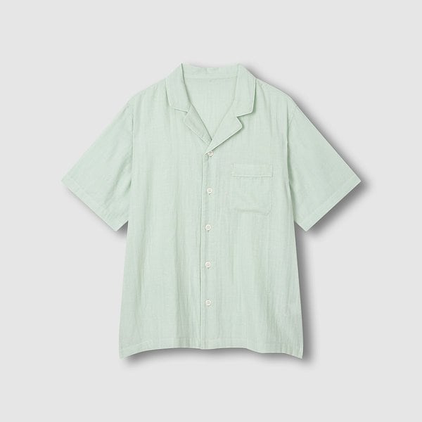 남 썸머 더블 코튼 5부 파자마 세트 J216201146046