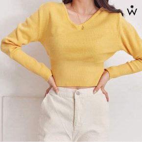 모던 베이직 데일리 배색 니트  WIBANT059 _P356425732