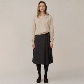 PF24 Wool Skirt Charred