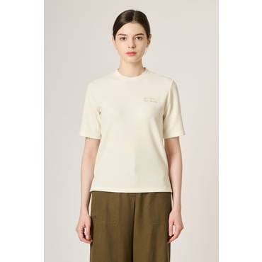 BCBG 레터링 자수 티셔츠 (B4M3X408)