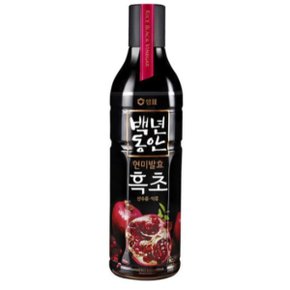 샘표 백년동안 현미발효 흑초 산수유석류 900ml