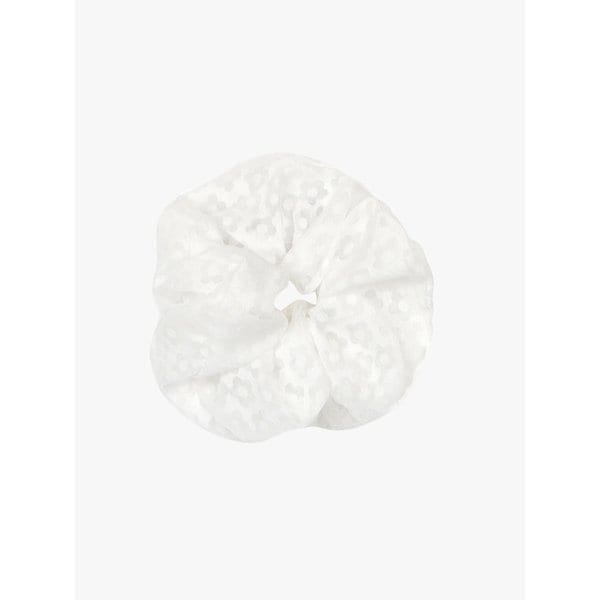 DAISY LACE SCRUNCHIE_WHITE
