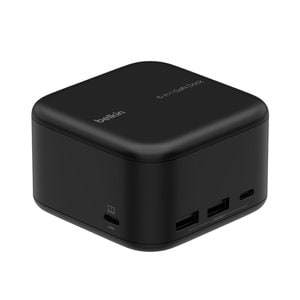 벨킨 6in1 코어 GaN 독 130W C타입 멀티허브 도킹스테이션 4K 기가비트 이더넷 INC018