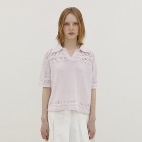 Scasi Short Sleeved Knit_LIGHT PINK