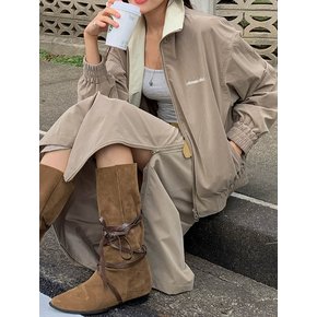 Made Corduroy Nylon Jacket_Beige