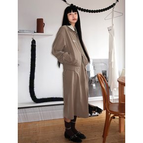 Made Corduroy Nylon Jacket_Beige