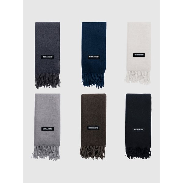 루미에 니트 베이직 머플러_6color