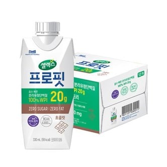 셀렉스 프로핏 웨이프로틴 드링크 초콜릿 330ml 12팩  스포츠 단백질음료 더단백_P316577494