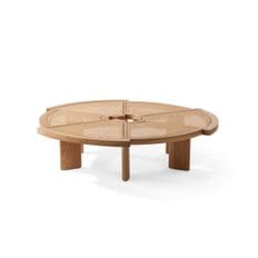 [Cassina 공식수입원] Rio Table, Ø140×H33 (Natural Oak)