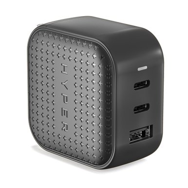 하이퍼 주스  큐브 65W PD 퀵차지 3.0 USB-C 타입 멀티 고속 충전기 (HJ265-BLACK)