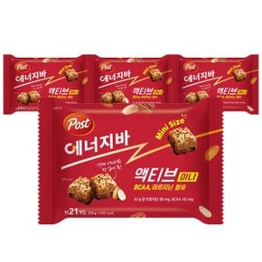 포스트 에너지바 액티브 미니 210g x 4개