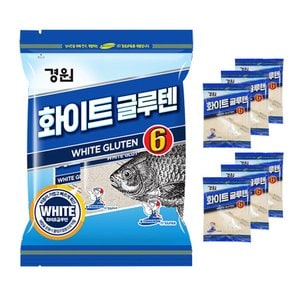 경원 화이트 글루텐 6 바닐라향 낱개포장 민물 떡밥