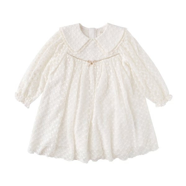 [여주점] [오프라벨 여주점] 밍크뮤 (IV) 샤를뮤리본레이스드레스 (35111-400-02)