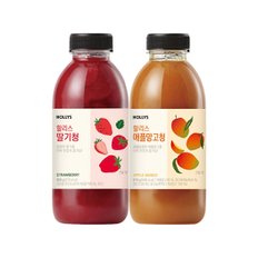 [정상가29800]할리스 과일청 2종(딸기청600g+애플망고청610g) 소비기한 2024-09-16