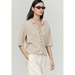 Massimo Dutti 마시모 두띠 가디건 - 샌드 8016086