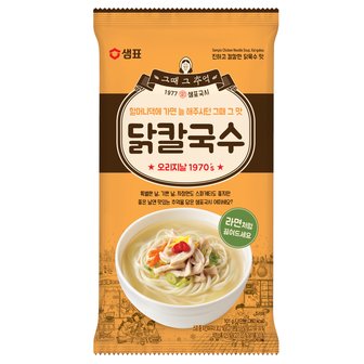  샘표 닭칼국수 101g