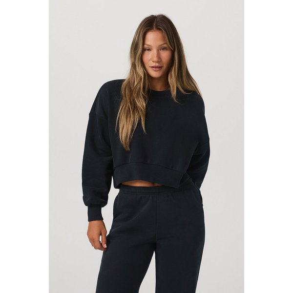 [여성] 리스토어 미니 크루_워시드 블랙 VR26120025000