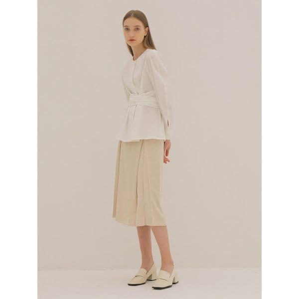 INVERTED SKIRT/ LIGHT BEIGE