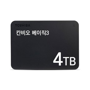 TOSHIBA 칸비오 베이직3 외장 하드 4TB 2.5형 SMR