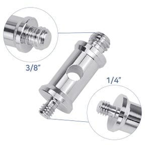 조명 나사 볼트 스피곳 어댑터 스트로보 LED 라이트 X ( 2매입 )