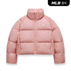 MLB [엠엘비코리아공식] 여성 크롭 커브 패딩 NY (Mg.Pink)