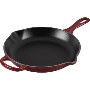 영국 르쿠르제 무쇠냄비 Le Creuset Enameled Cast Iron Signature Handle Skillet 10.25 Rhone