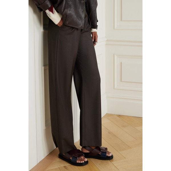 퍼스베트 투톤 가죽 슬링백 샌들 46376663162975054