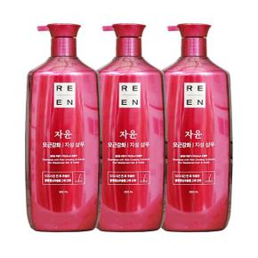 엘지 리엔 자윤 모근강화 지성 샴푸 950ML 3개 헤어