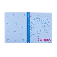 그린에버 일본 KOKUYO Campus 플랫 A4파일 애니멀북극곰 CA10-1