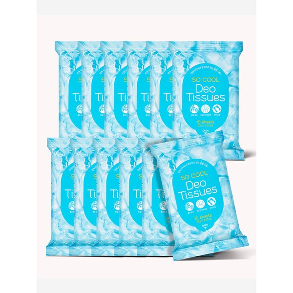 쏘쿨 데오티슈 15매 5개