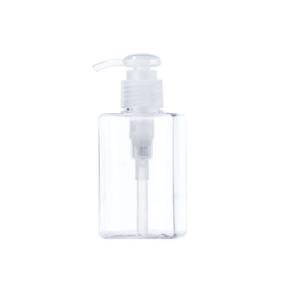 /굿즈하우스 사각 펌핑 투명 공병 로션 샴푸 통 소분 용기 150ml