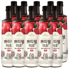 쁘띠첼 미초 석류 900ml x10개