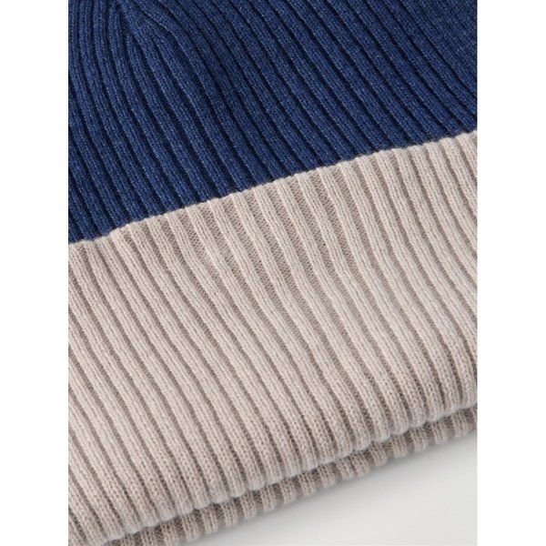 브루넬로쿠치넬리 리버시블 리브 캐시미어 비니 46376663162948129