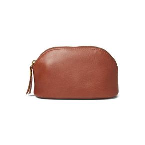 4133458 Madewell The Leather Makeup Pouch