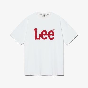 LEE 빅 트위치 로고 티셔츠 레드 LE2502ST01RD