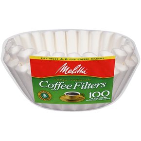 Melitta 멜리타 4에서 6컵용 바스켓 타입 커피 필터- 100매 Basket