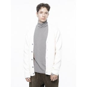 Dense Hazzy Y-neck Cardigan - Ivory /M243OT01IV