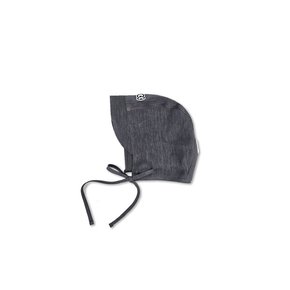 Organic Linen toddler bonnet charcoal