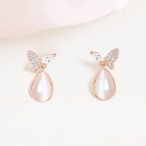 14k 제니 나비 티얼스 자개 귀걸이 [주문제작]