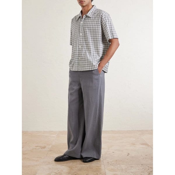 엠에프펜 홀리데이 체크 텍스처 코튼 블렌드 셔츠 46376663162965624