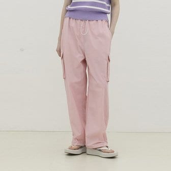 ahwe String Nylon Pants_LIGHT PINK