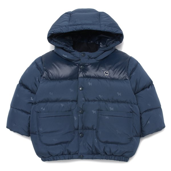 [여주점] [오프라벨 여주점] 블루독베이비 (NY) 볼륨 컬러블럭 덕다운 점퍼C (44C14-114-03)