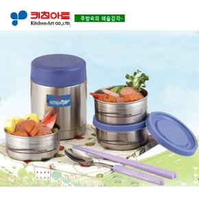 한정판매 키친아트 에코홈 진공보온도시락 0.47L(KJS-4700)