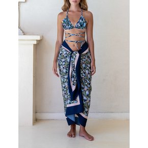 Morgan Navy Floral Maxi Sarong