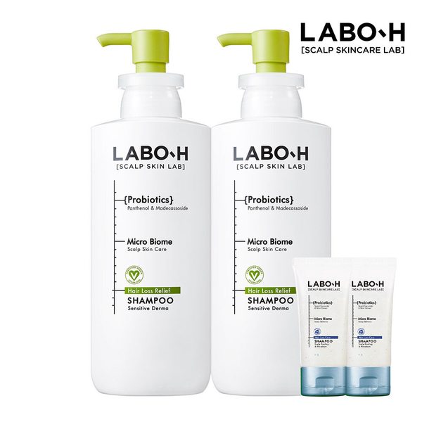 탈모증상완화 샴푸 민감더마 400ml 2개+증정