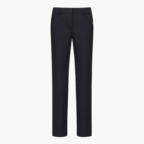 [여주점] 여성 솔리드 오비밴드 슬림일자 팬츠 GQ122LPT21 BLCK